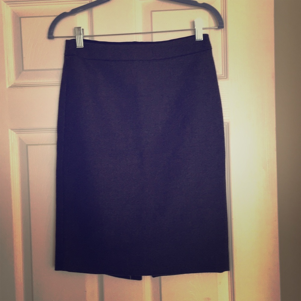 J.Crew No.2 Pencil Skirt in Double-Serge Wool